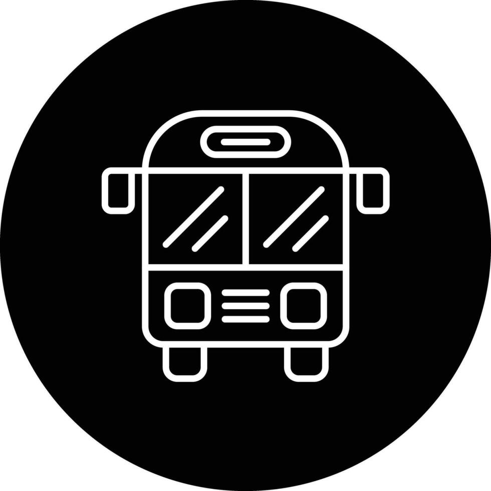 pubblico trasporto vettore icona