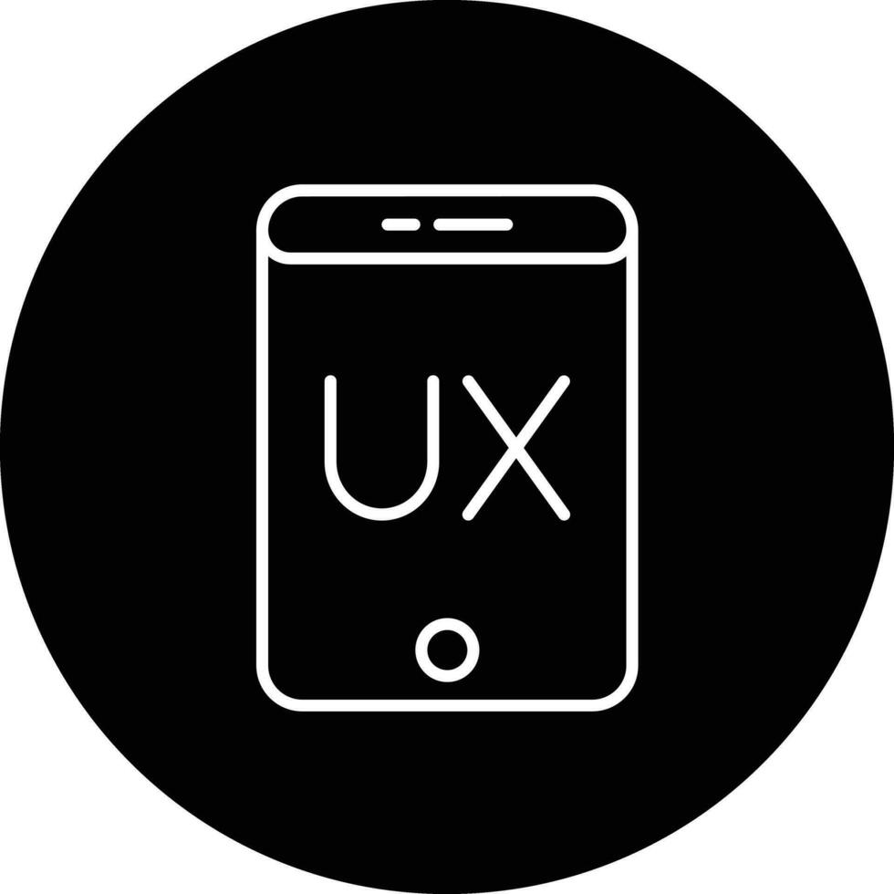 UX vettore icona