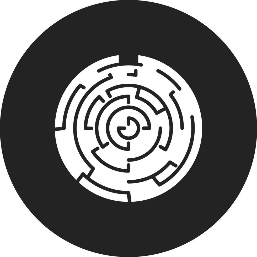 siepe labirinto vettore icona