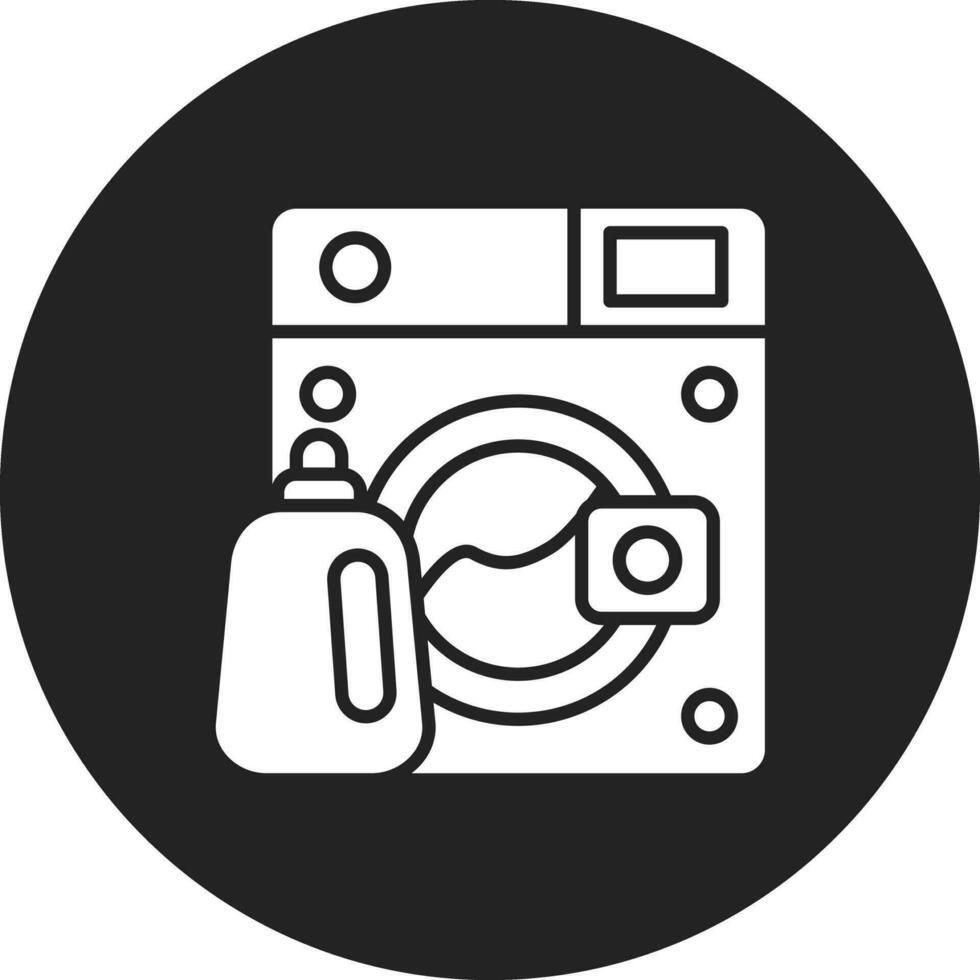 naturale lavanderia detergente vettore icona