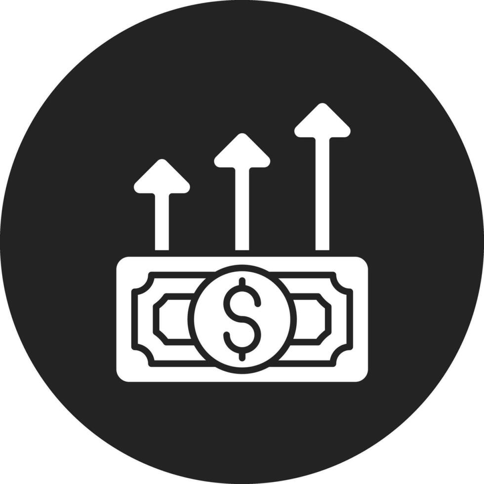 i soldi crescita vettore icona