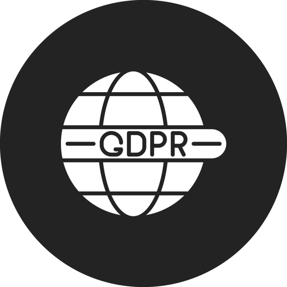 GDPR conformità vettore icona