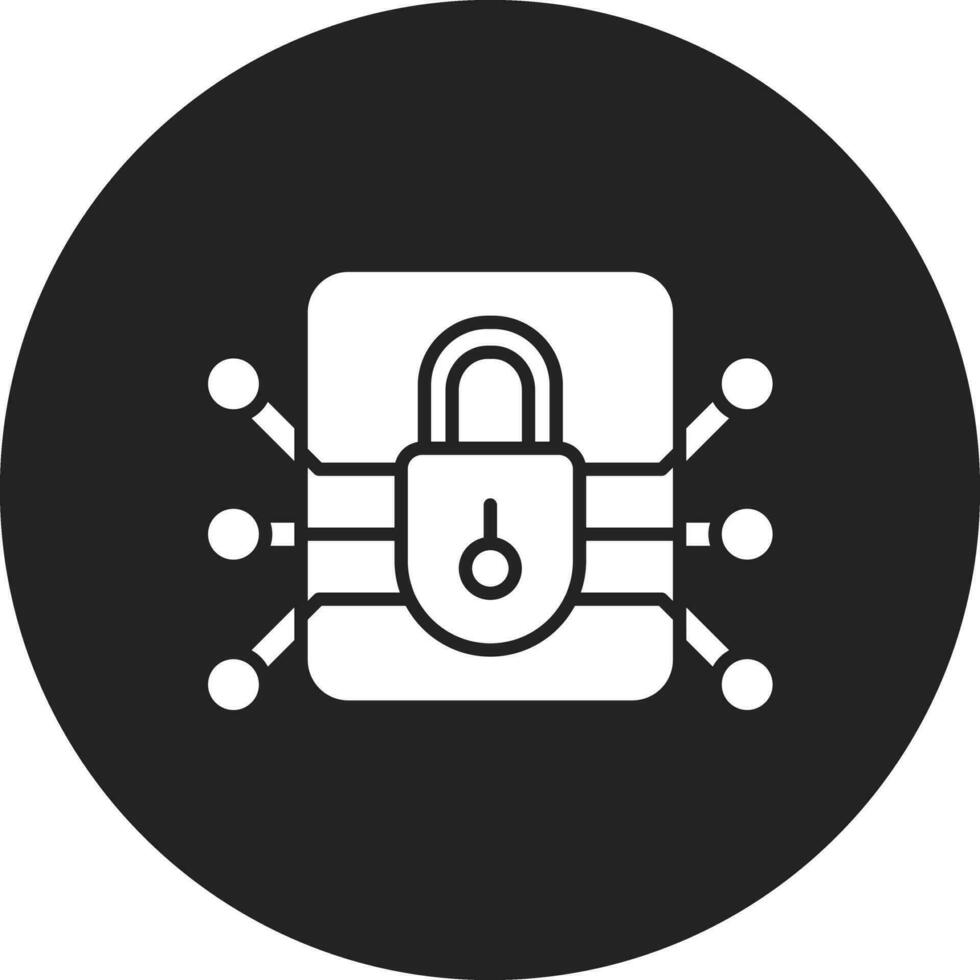 criptato dati vettore icona