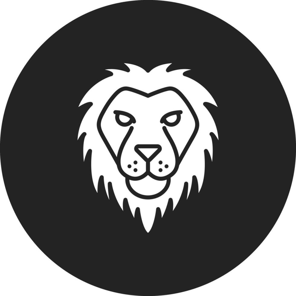 icona del vettore leone
