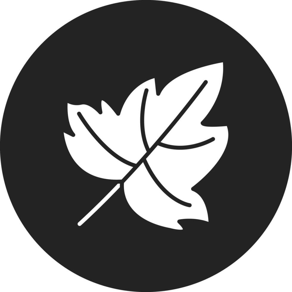 asciutto le foglie vettore icona