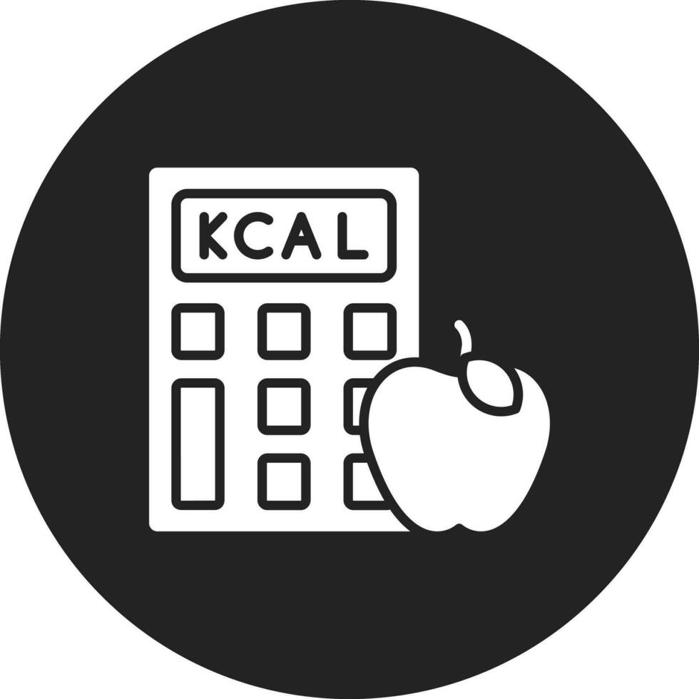caloria calcolatrice vettore icona