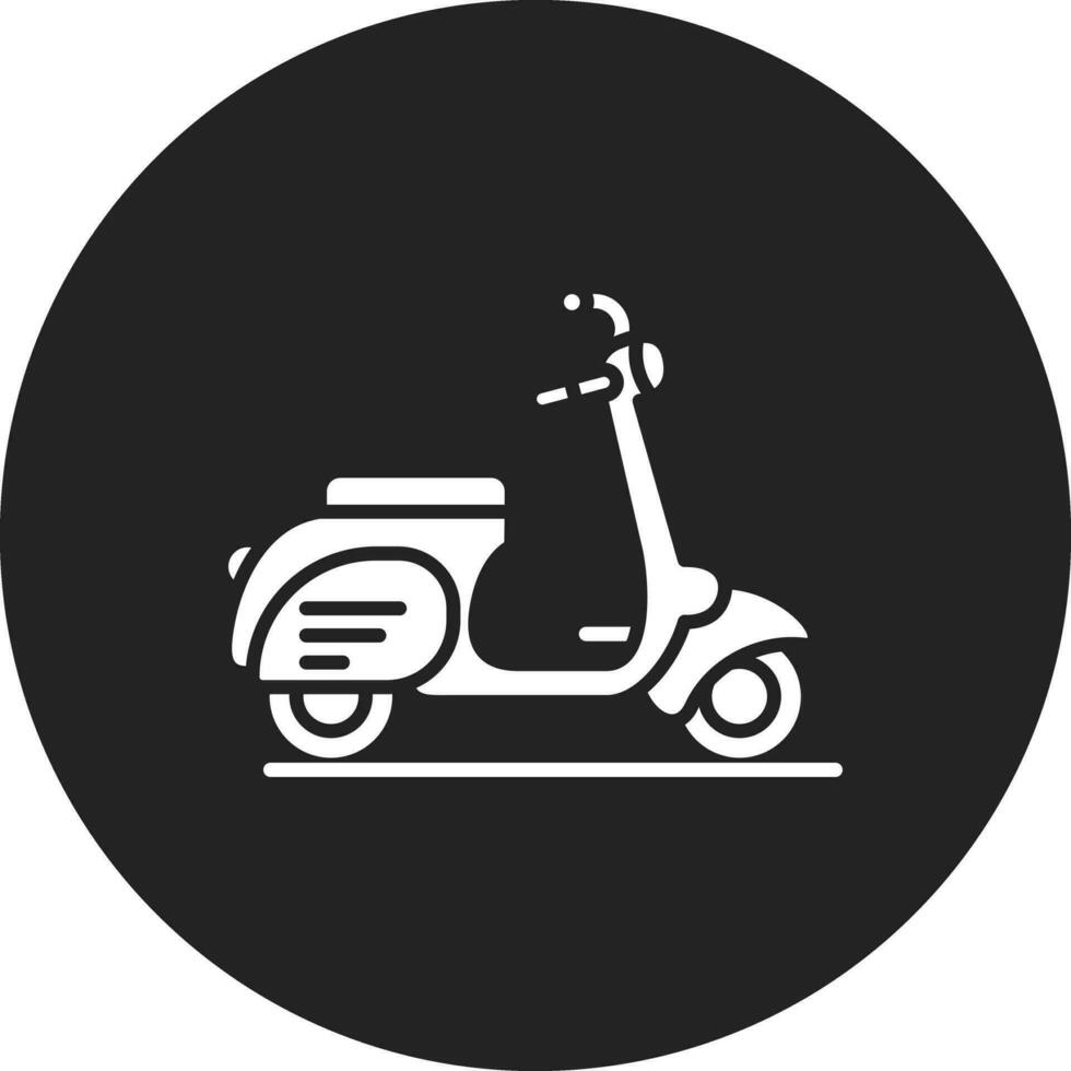 consegna scooter vettore icona