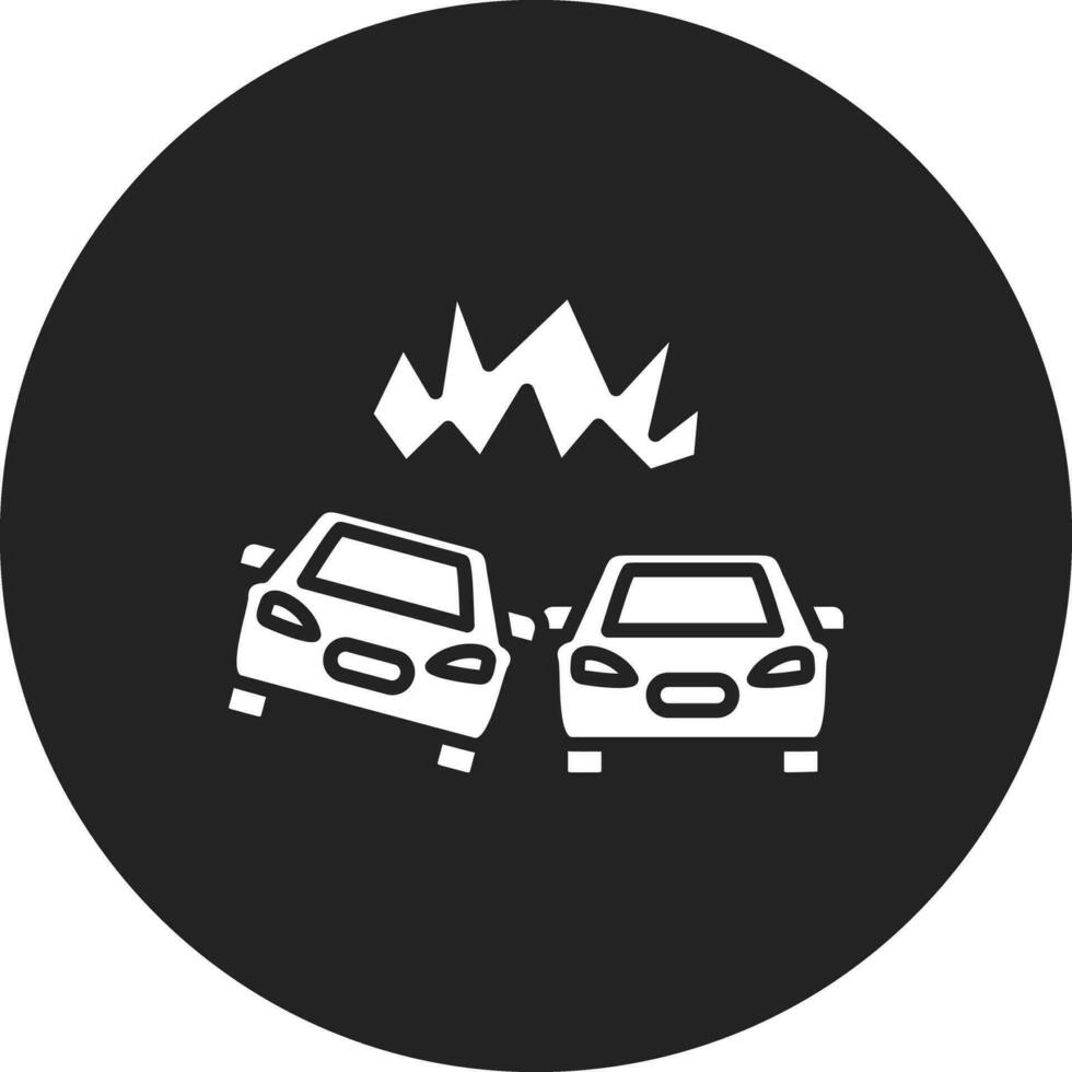 collisione vettore icona