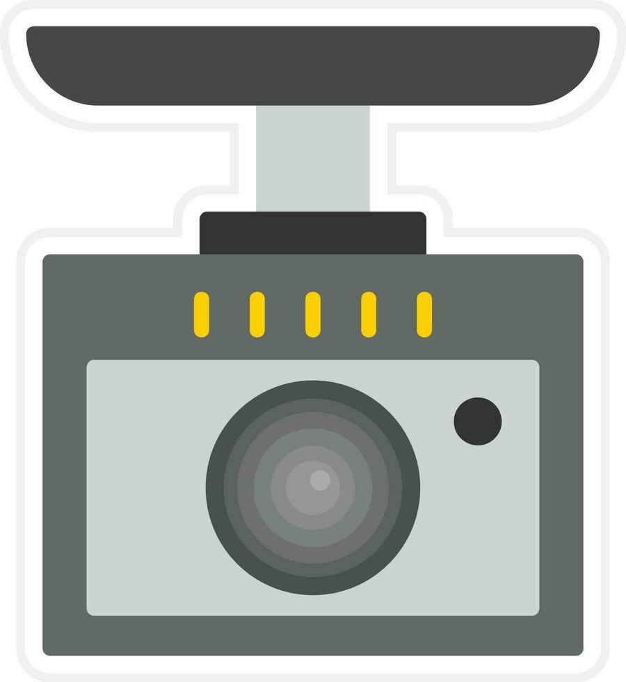 telecamera guidare vettore icona