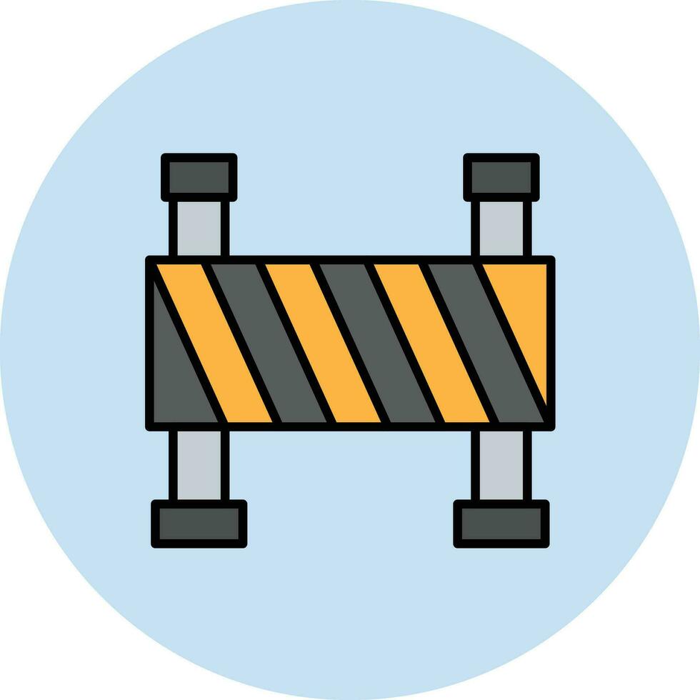 icona vettore barriera di costruzione