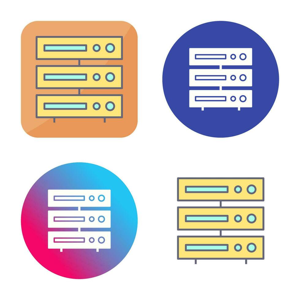 unico server vettore icona