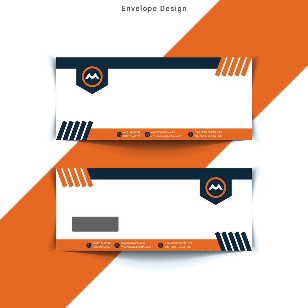 aziendale Busta modello. moderno e creativo Busta modello. vettore