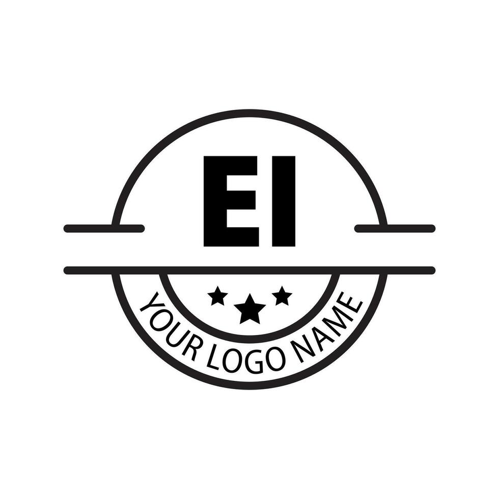 lettera EI logo. e io. EI logo design vettore illustrazione per creativo azienda, attività commerciale, industria. professionista vettore