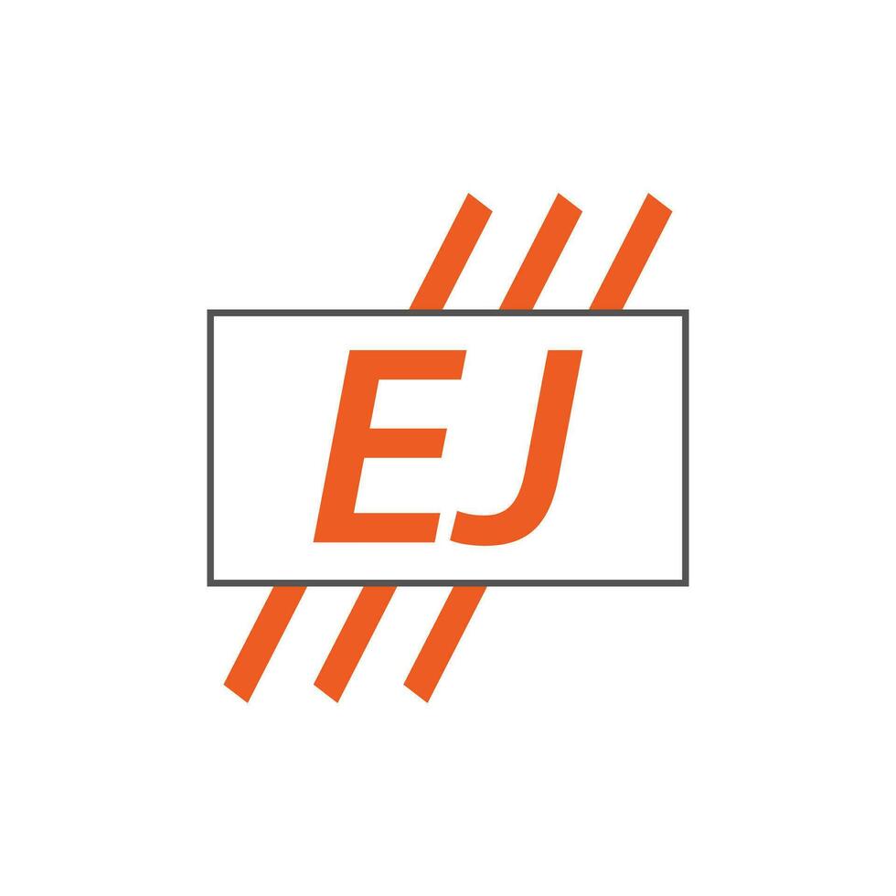 lettera ej logo. e j. ej logo design vettore illustrazione per creativo azienda, attività commerciale, industria. professionista vettore