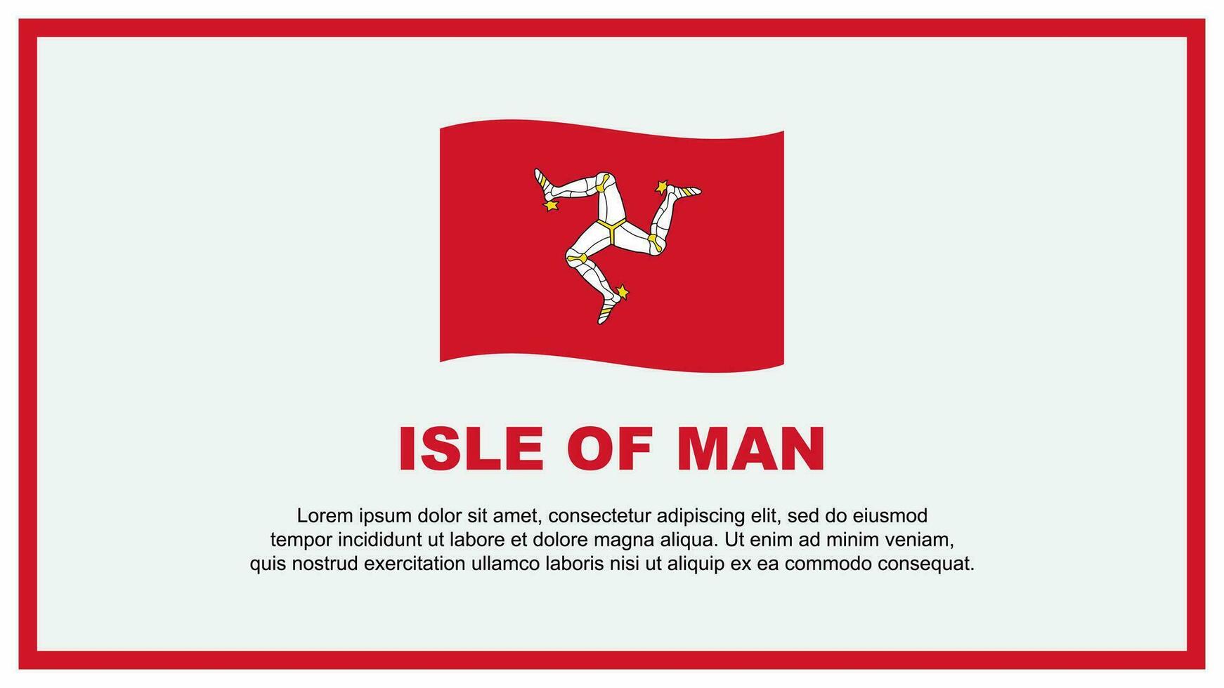 isola di uomo bandiera astratto sfondo design modello. isola di uomo indipendenza giorno bandiera sociale media vettore illustrazione. isola di uomo bandiera