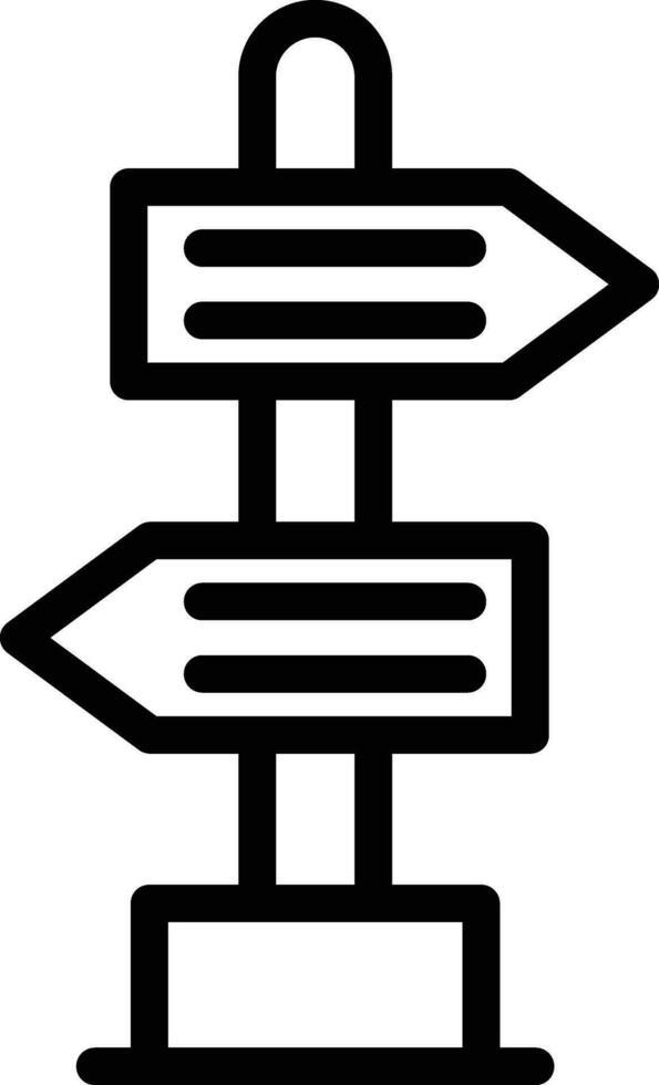strada cartello vettore icona design illustrazione