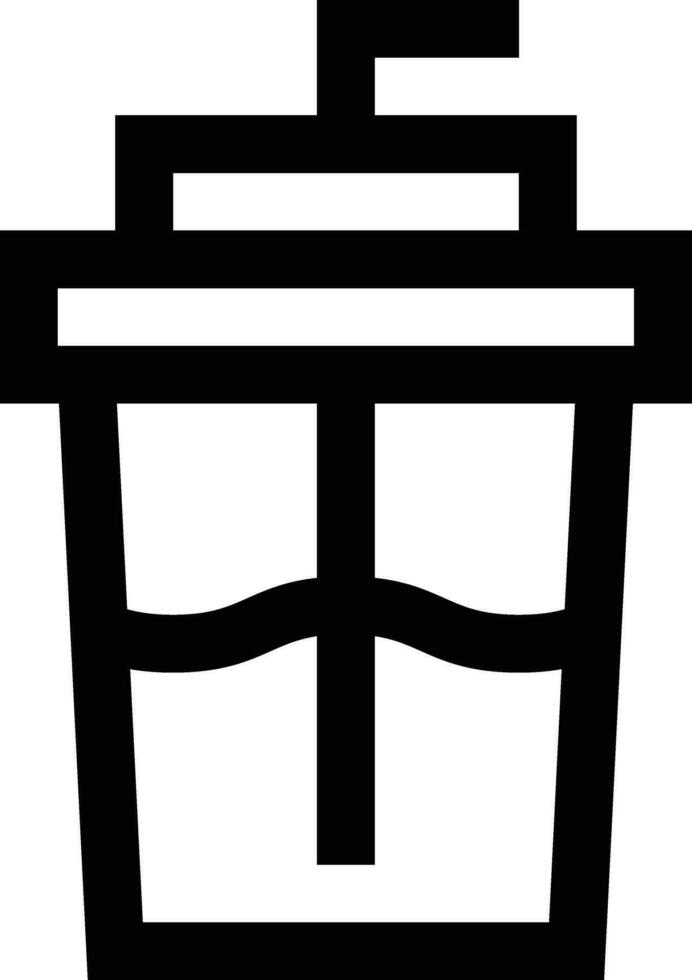 illustrazione del design dell'icona di vettore della bevanda analcolica