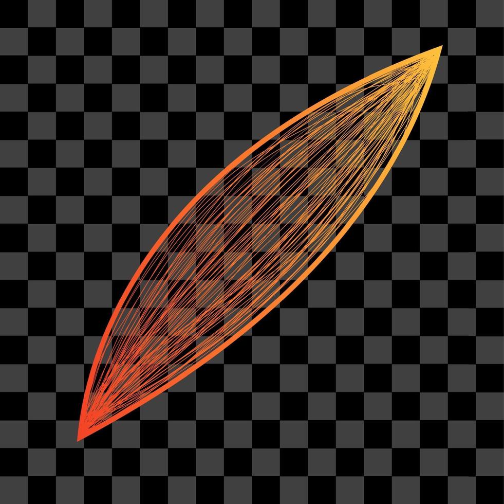elemento sfumato arancione linea astratta per lo sfondo della trama vettore