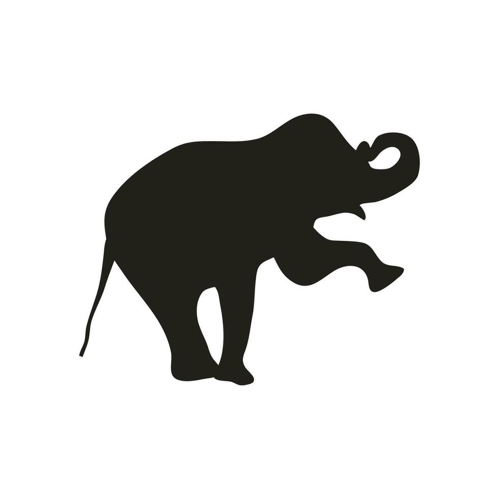 animale silhouette icona nel piatto stile. animale vettore illustrazione su bianca isolato sfondo. attività commerciale concetto.