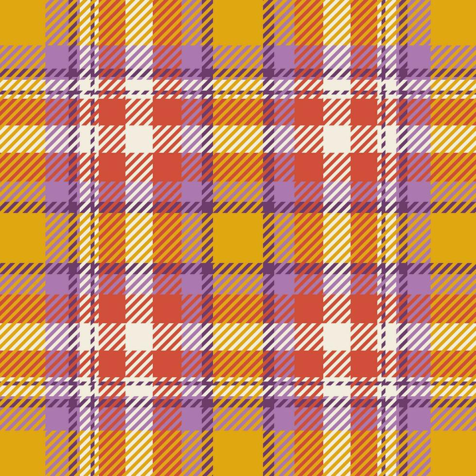 tartan Scozia senza soluzione di continuità plaid modello vettore. retrò sfondo tessuto. Vintage ▾ dai un'occhiata colore piazza geometrico struttura. vettore