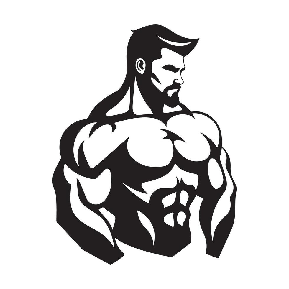 bodybuilding vettori, bodybuilding icone, sport vettore