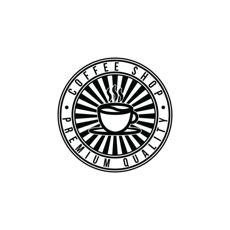 caffè negozio logo design etichetta idee per Vintage ▾ retrò stile vettore
