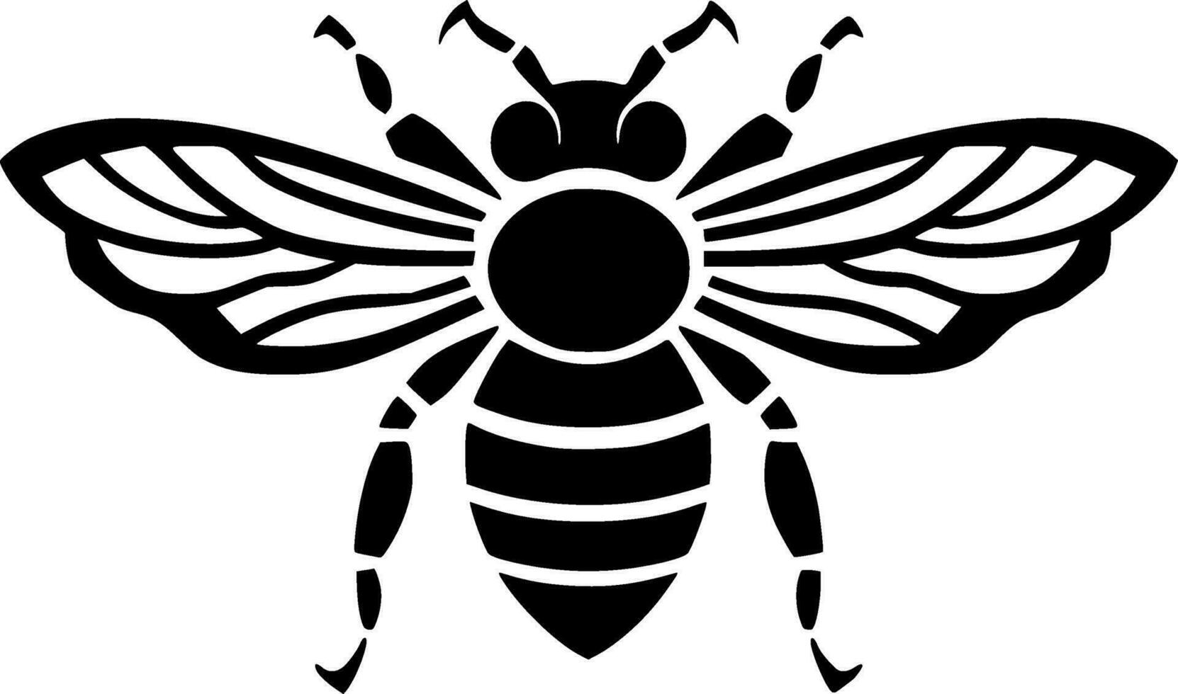 ape, nero e bianca vettore illustrazione