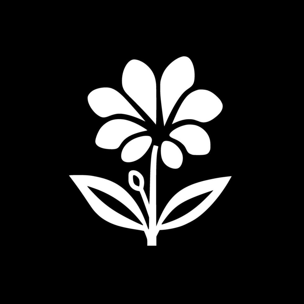 fiore - minimalista e piatto logo - vettore illustrazione