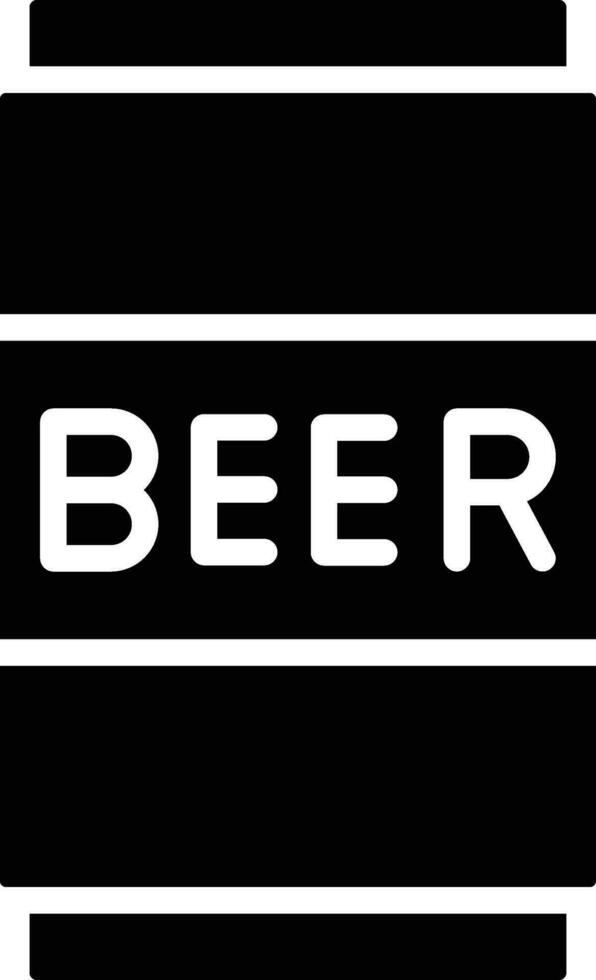 birra può vettore icona design illustrazione