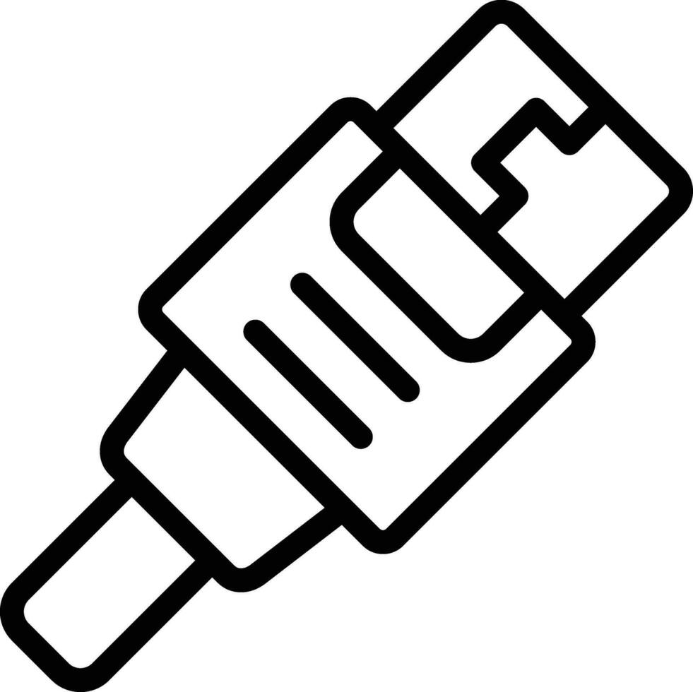 USB cavo vettore icona design illustrazione