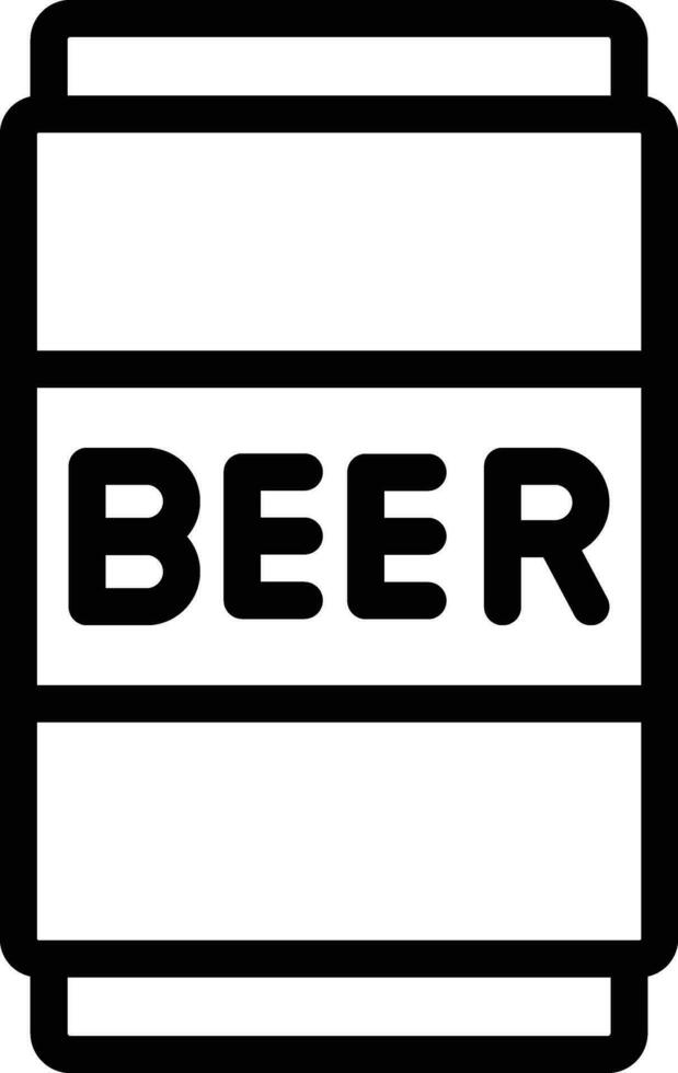 birra può vettore icona design illustrazione