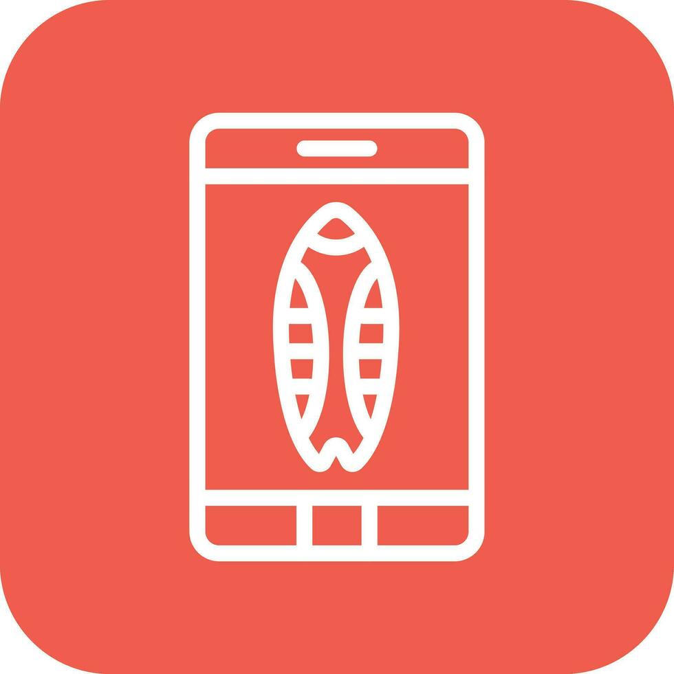 illustrazione del design dell'icona di vettore dello smartphone