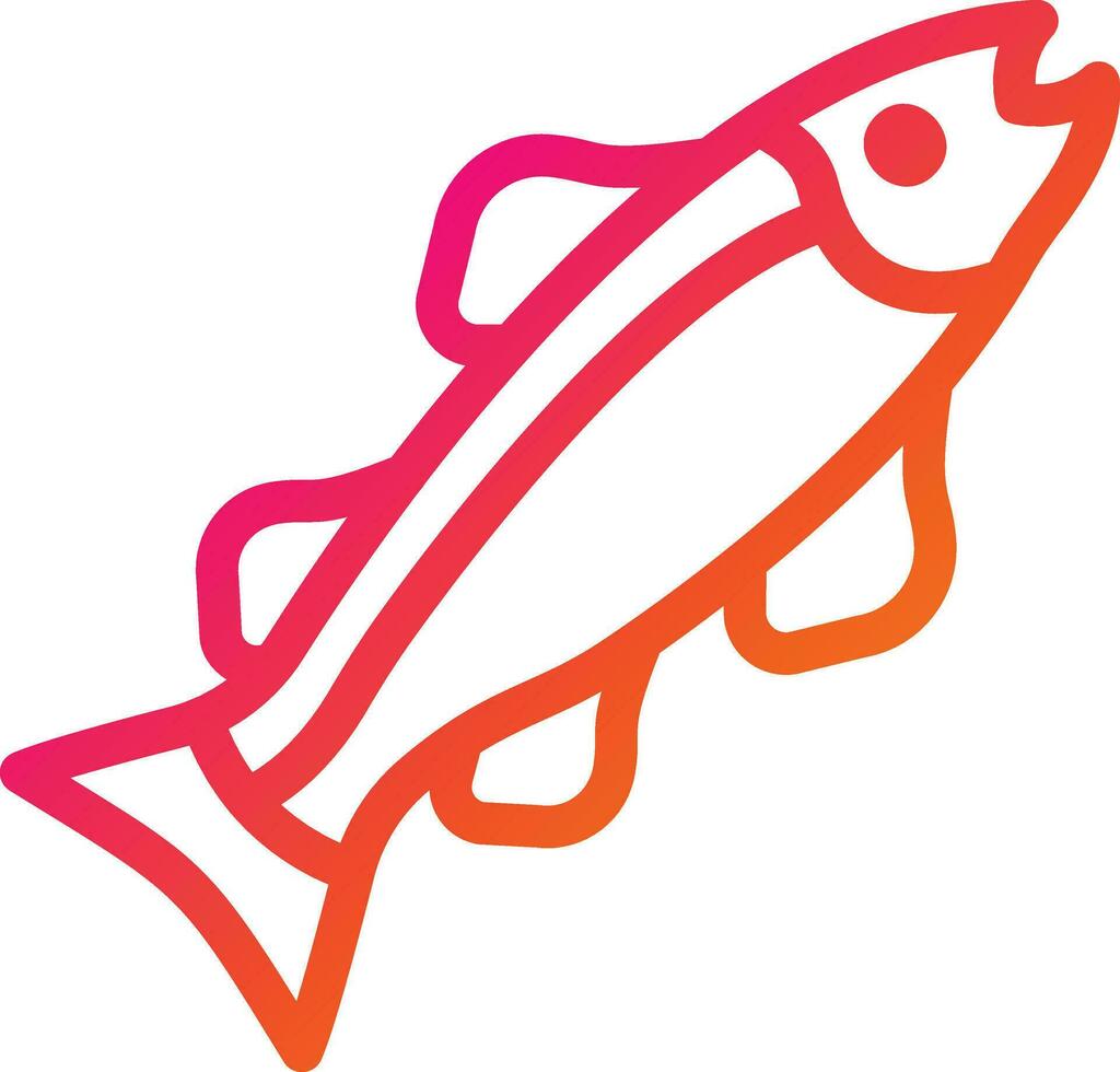 salmone vettore icona design illustrazione