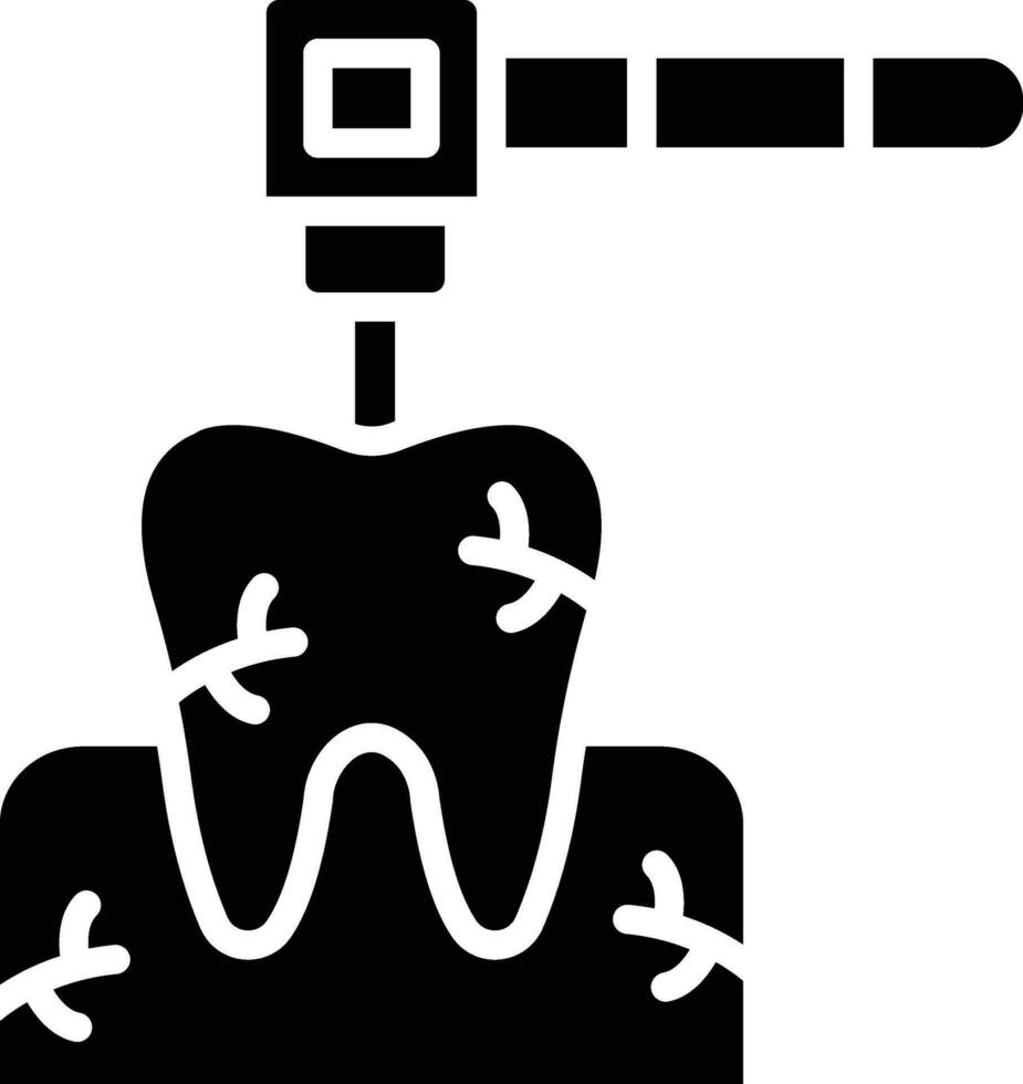 dentale trapano vettore icona design illustrazione