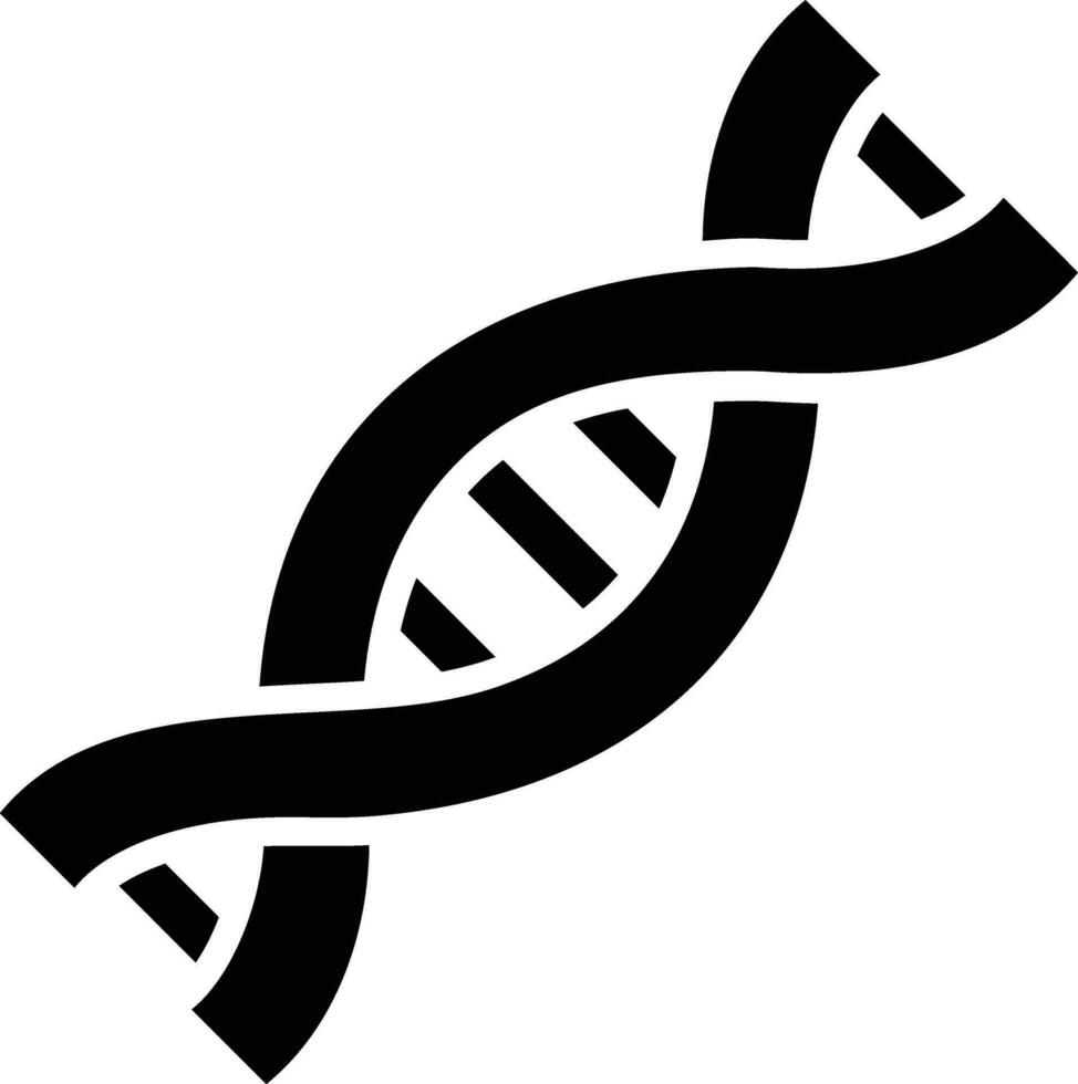 illustrazione del design dell'icona del vettore del dna