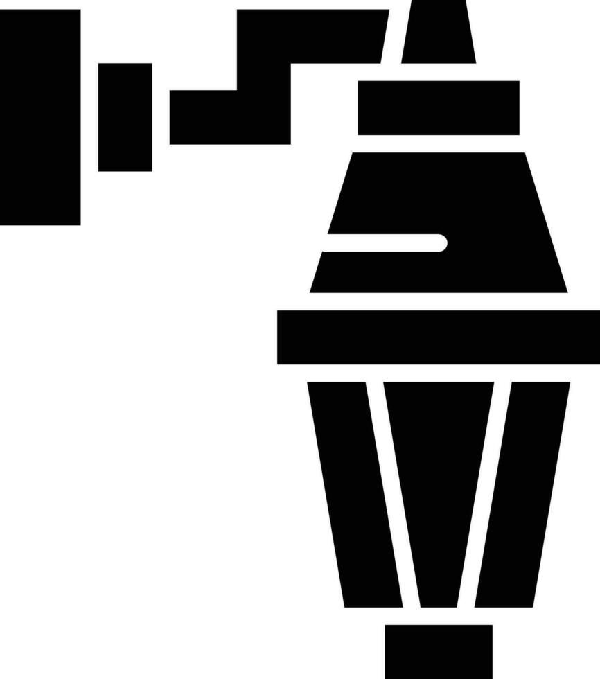 strada lampada vettore icona design illustrazione