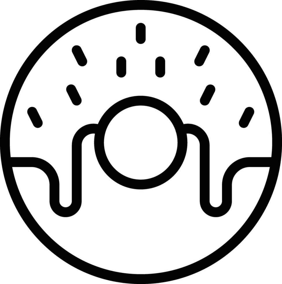ciambella vettore icona design illustrazione