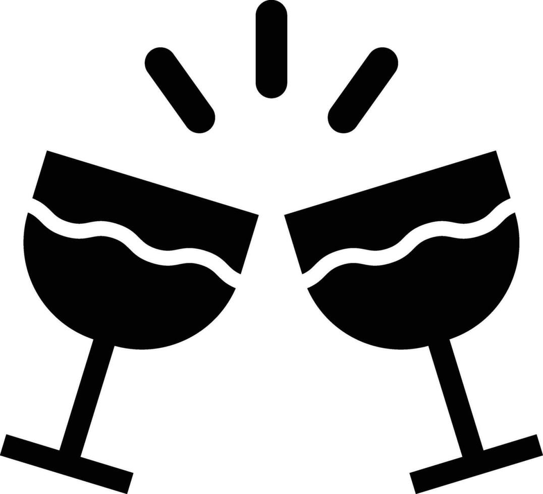 illustrazione del design dell'icona di vettore di vetro