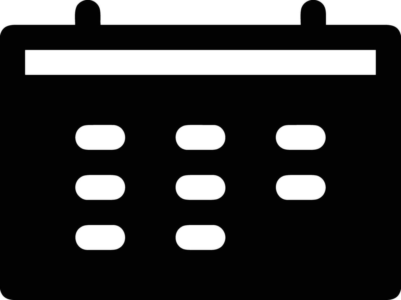 calendario programma icona simbolo vettore Immagine. illustrazione di il moderno appuntamento promemoria ordine del giorno simbolo grafico design Immagine