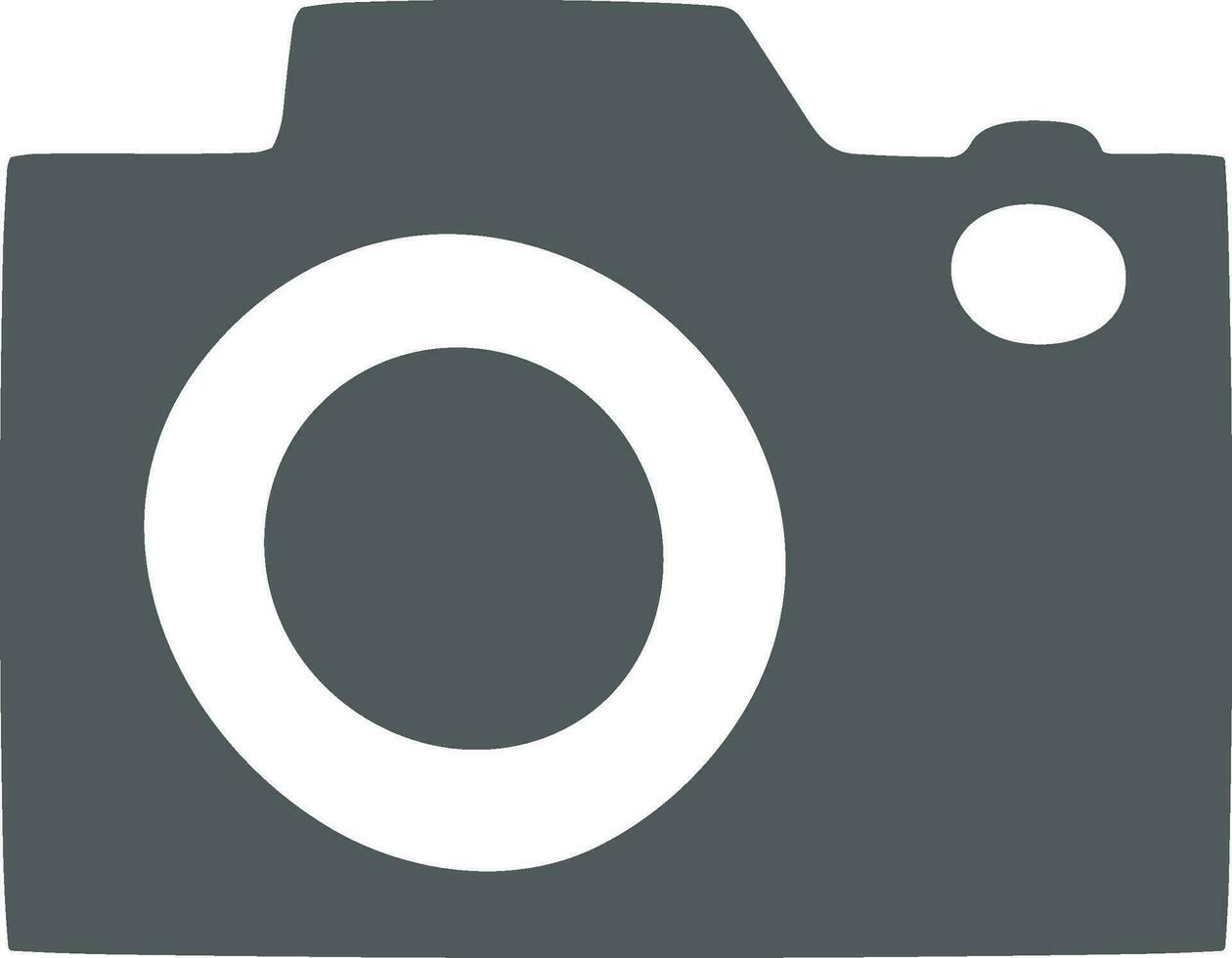 telecamera fotografia icona simbolo vettore Immagine. illustrazione di multimedia fotografico lente grafico design Immagine