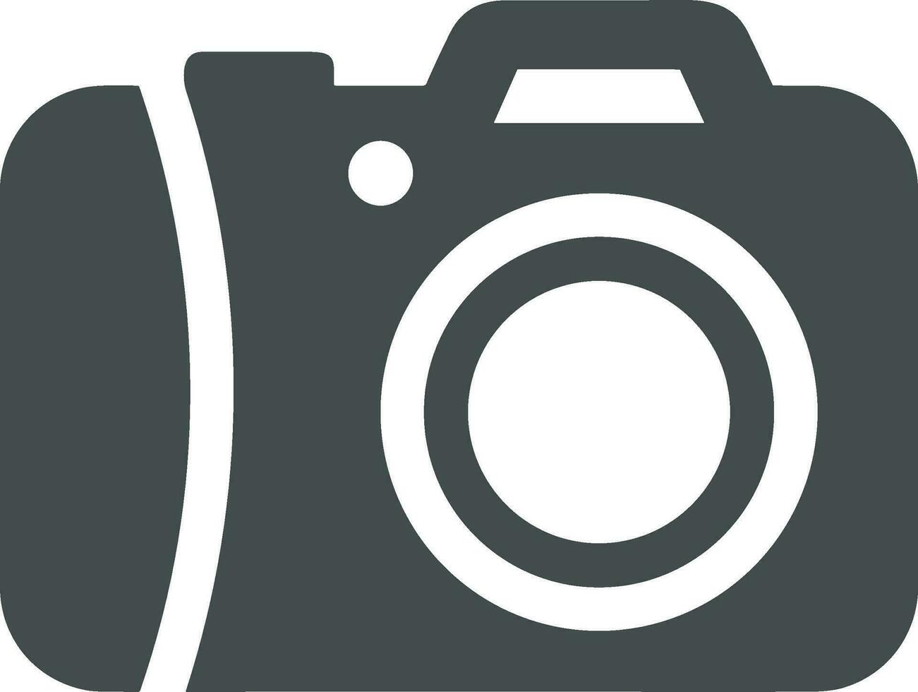 telecamera fotografia icona simbolo vettore Immagine. illustrazione di multimedia fotografico lente grafico design Immagine