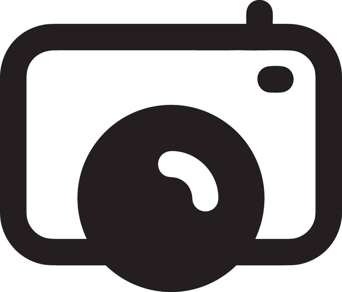 telecamera fotografia icona simbolo vettore Immagine. illustrazione di multimedia fotografico lente grafico design Immagine