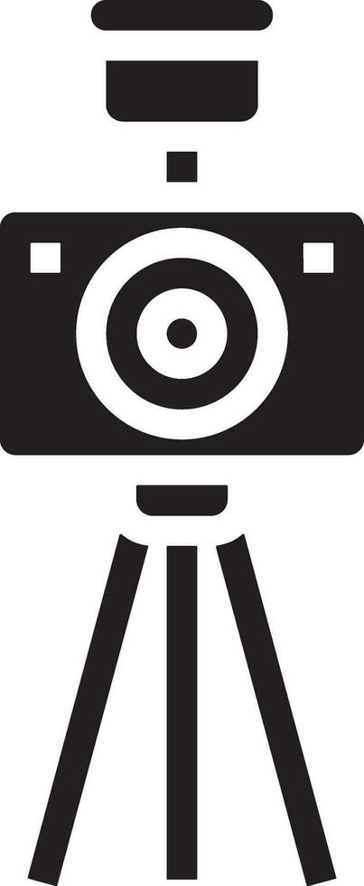 telecamera fotografia icona simbolo vettore Immagine. illustrazione di multimedia fotografico lente grafico design Immagine