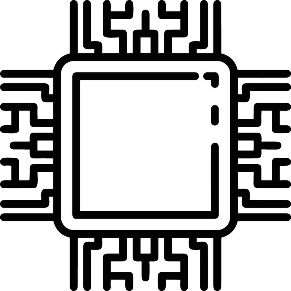 artificiale intelligenza icona simbolo vettore Immagine. illustrazione di il cervello robot apprendimento umano inteligente algoritmo design Immagine.