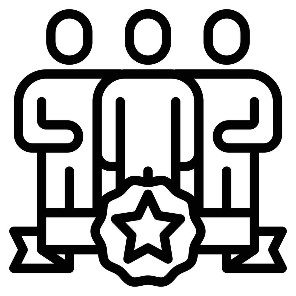 professionale icona linea simbolo cartello vettore