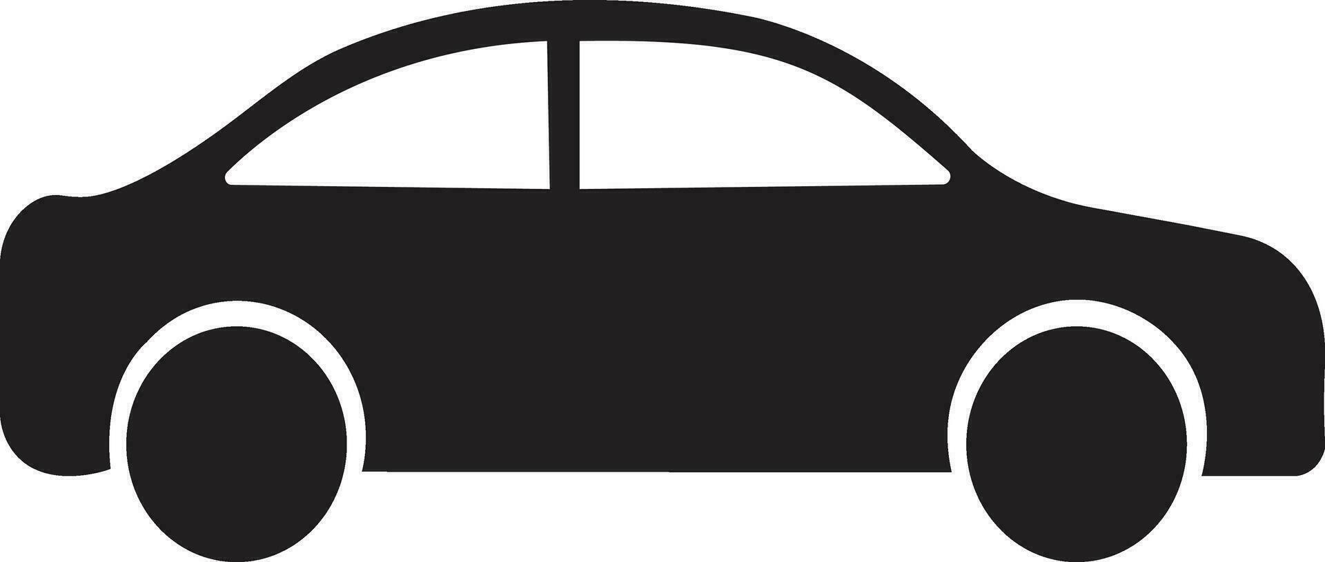 piatto auto icona. semplice schema stile cartello simbolo. auto, Visualizza, sport, gara, trasporto concetto. vettore