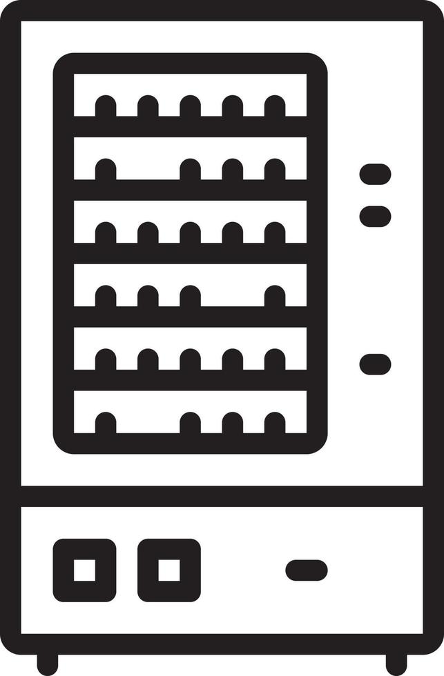 icona della linea per il distributore automatico vettore