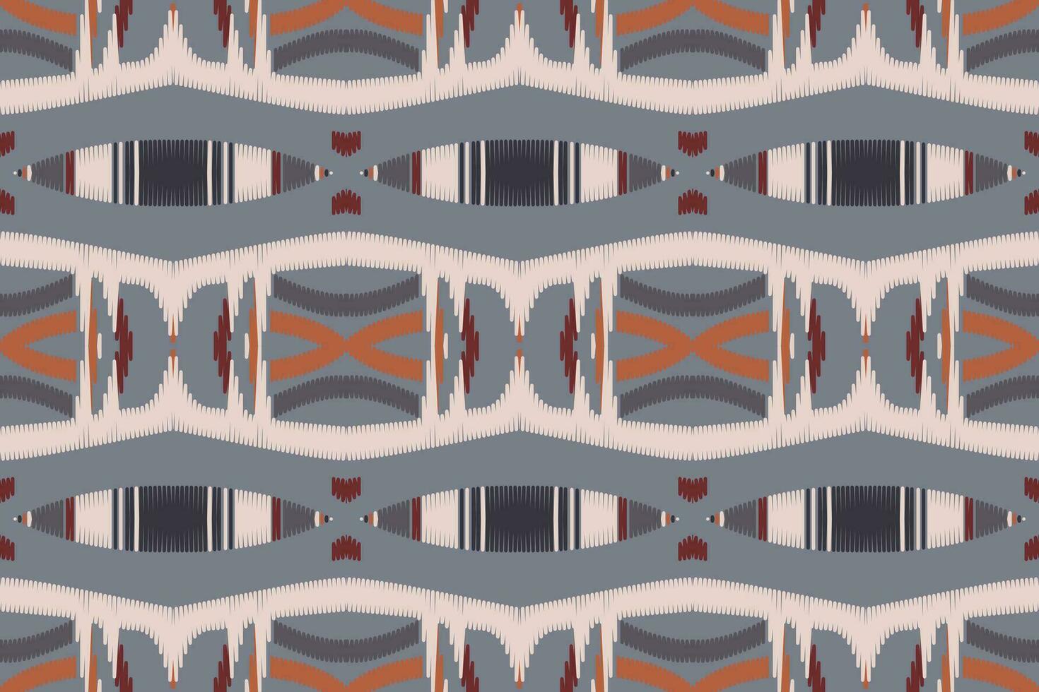 ikat damasco ricamo sfondo. ikat strisce geometrico etnico orientale modello tradizionale. ikat azteco stile astratto design per Stampa trama, tessuto, sari, sari, tappeto. vettore