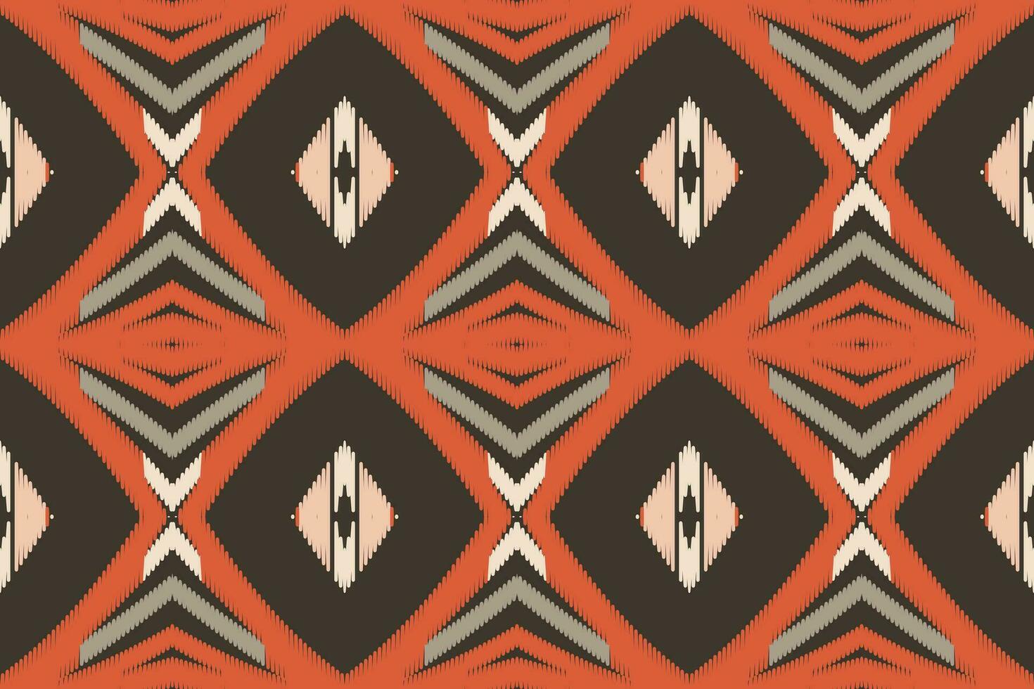 motivo ikat floreale paisley ricamo sfondo. ikat vettore geometrico etnico orientale modello tradizionale. ikat azteco stile astratto design per Stampa trama, tessuto, sari, sari, tappeto.