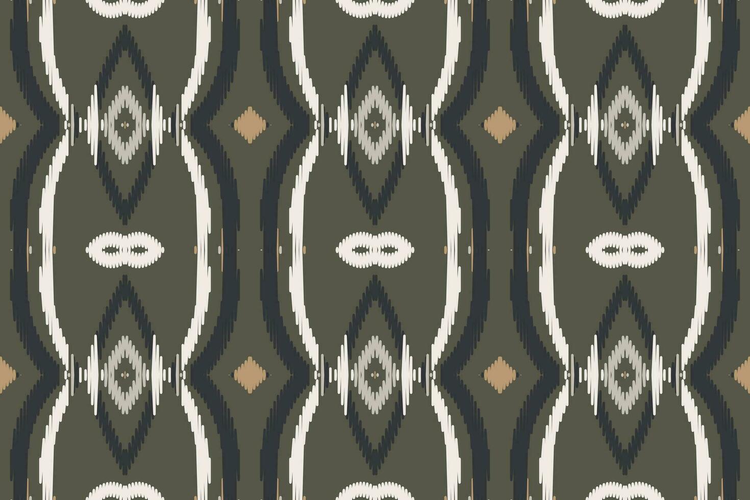 motivo ikat senza soluzione di continuità modello ricamo sfondo. ikat senza soluzione di continuità modello geometrico etnico orientale modello tradizionale. ikat azteco stile design per Stampa trama, tessuto, sari, sari, tappeto. vettore